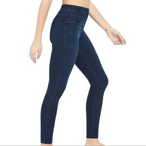 SPANX Jean-ish Ankle Legging High Rise Pull On Stretchy Denim Jegging Jeans XL